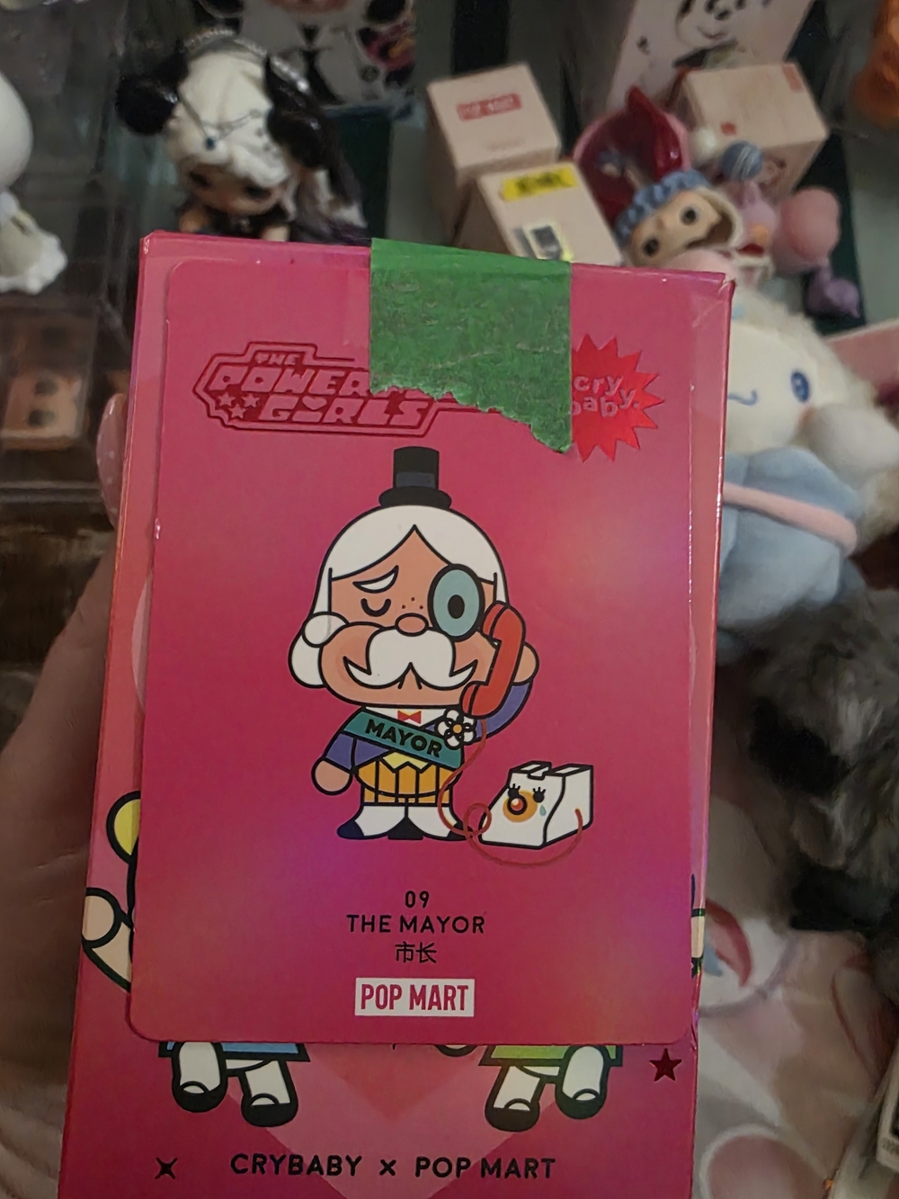 Pop Mart Crybaby 'The Mayor' Pink Collectible Figure